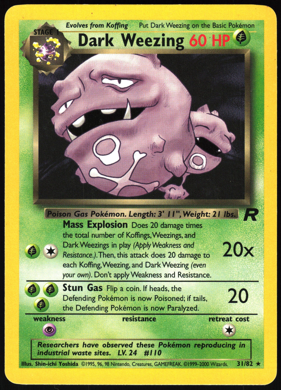 Dark Weezing #31/82 Non-Foil