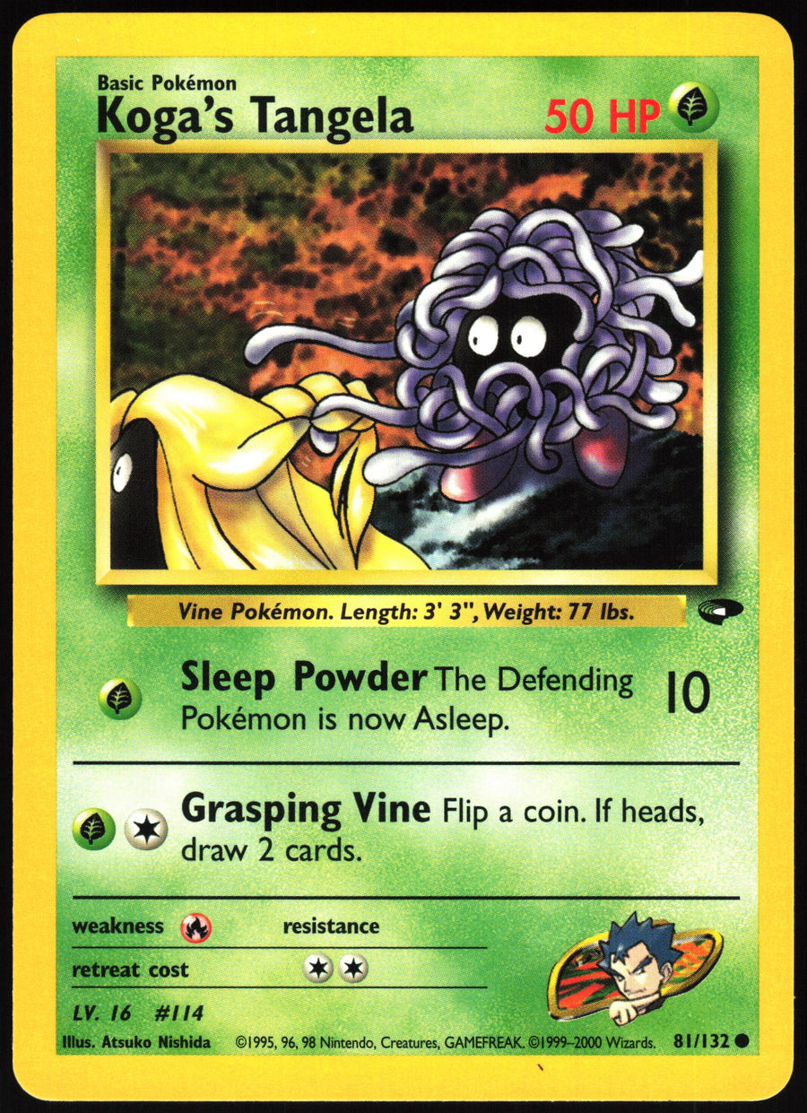 Koga's Tangela #81/132 Non-Foil