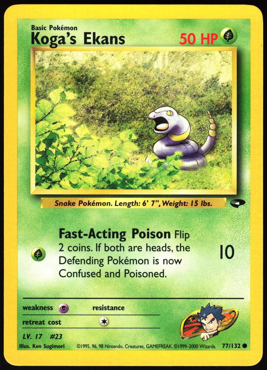 Koga's Ekans #77/132 Non-Foil