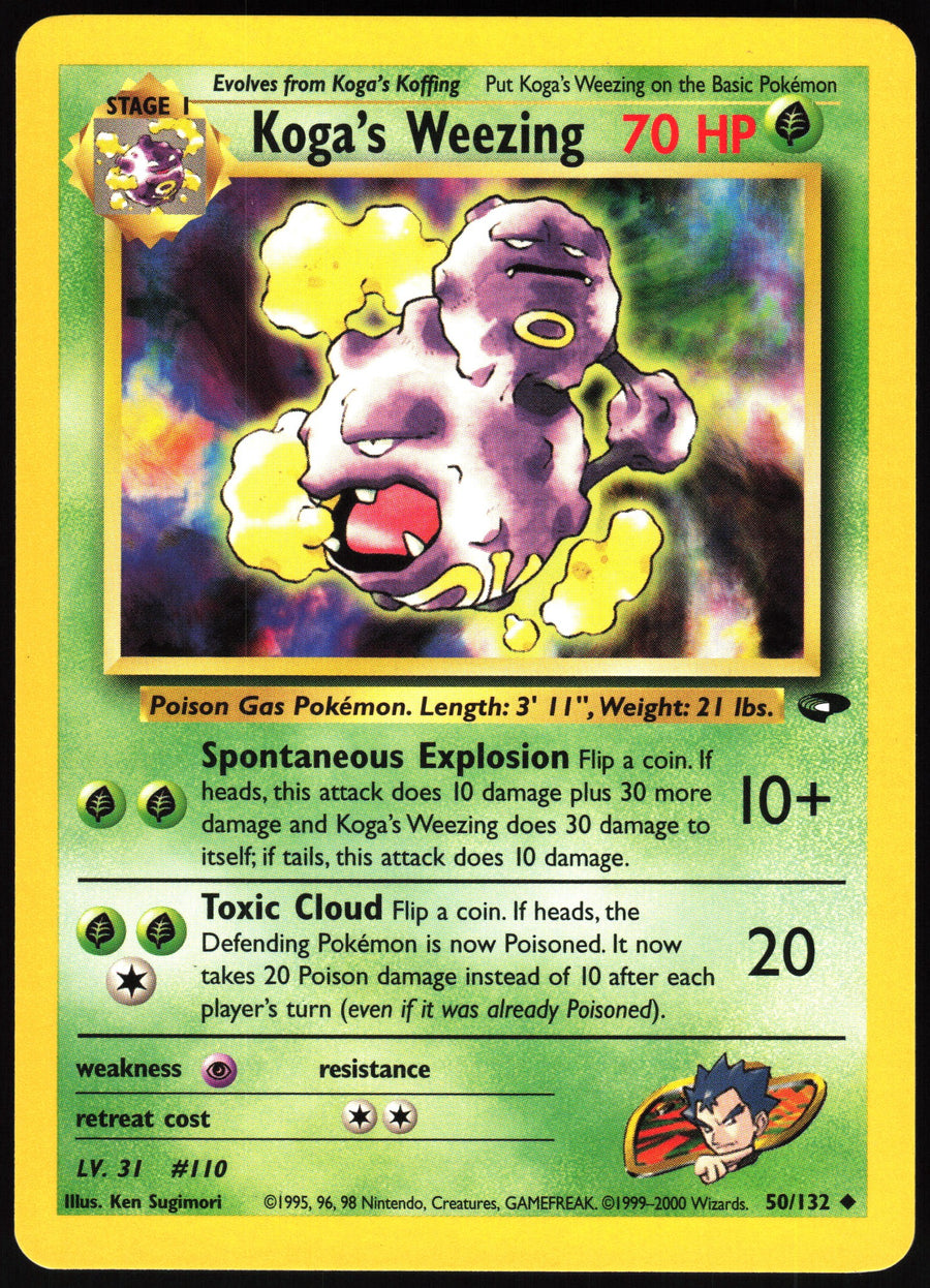 Koga's Weezing #50/132 Non-Foil