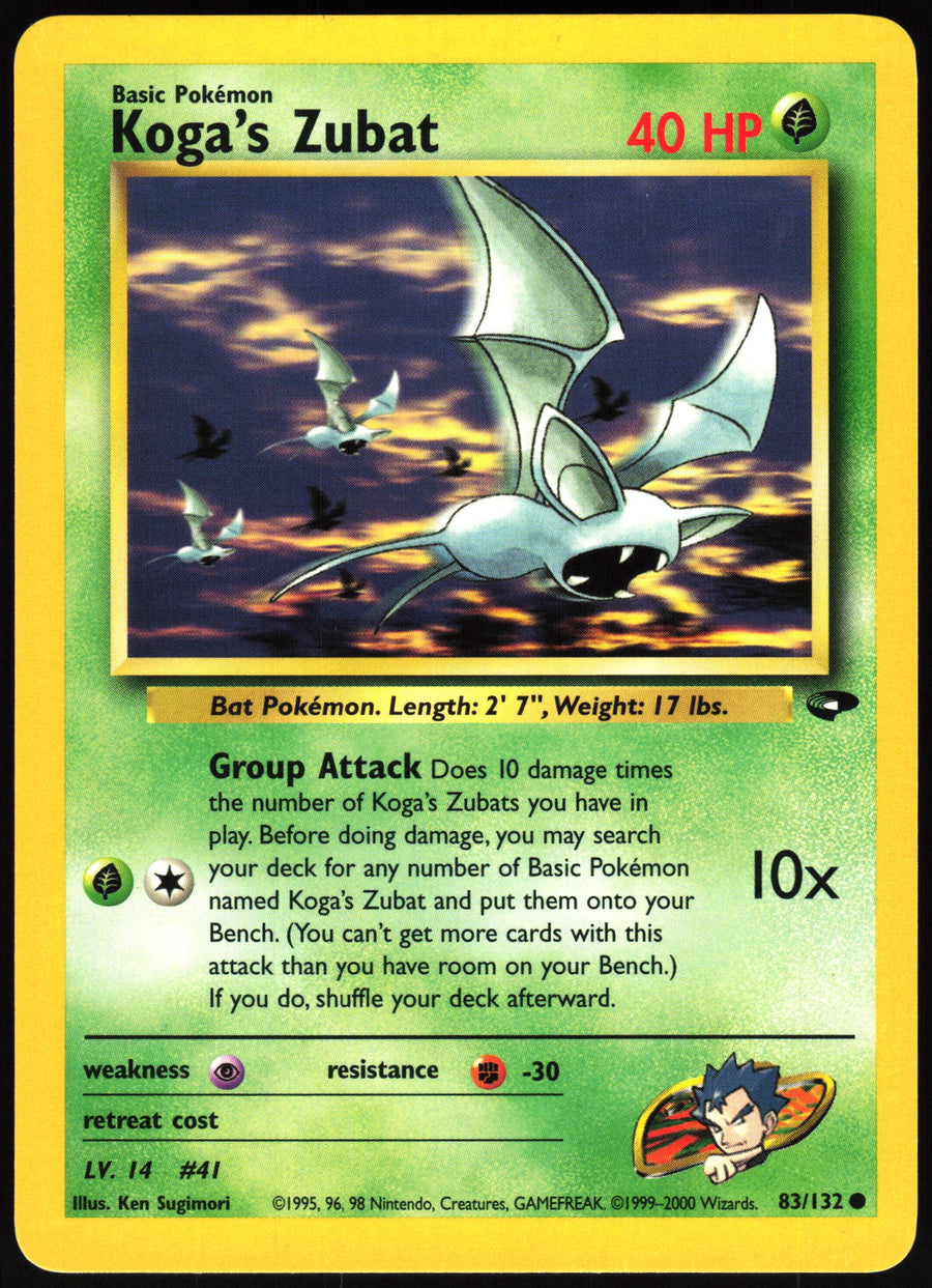 Koga's Zubat #83/132 Non-Foil