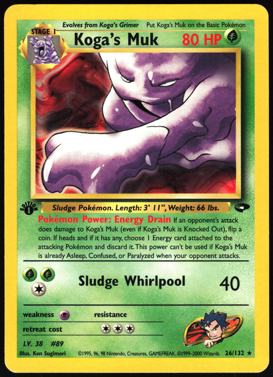 Koga's Muk #26/132 1st Edition Normal