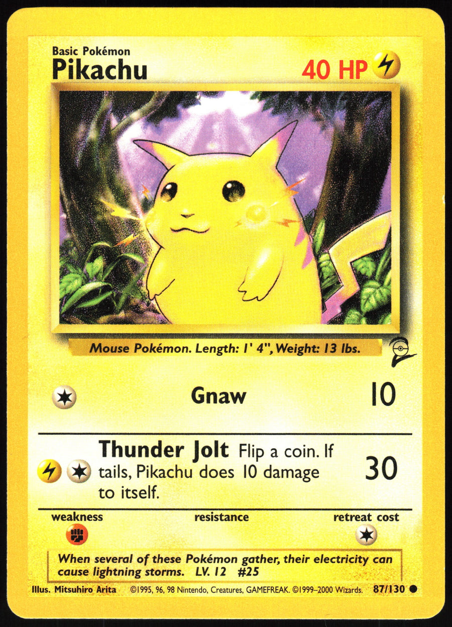 Pikachu #87/130 Non-Foil