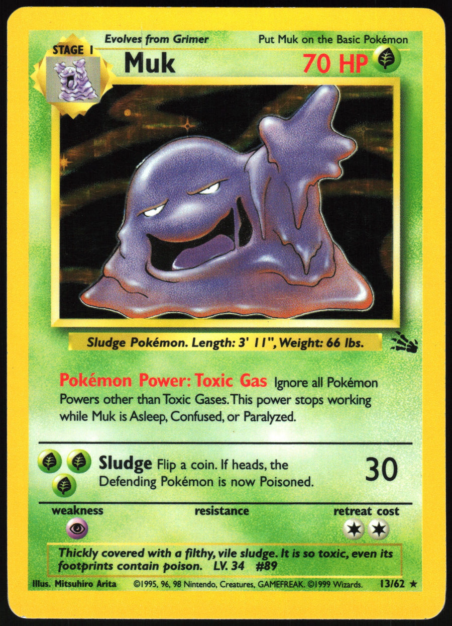 Muk #13/62 Holofoil
