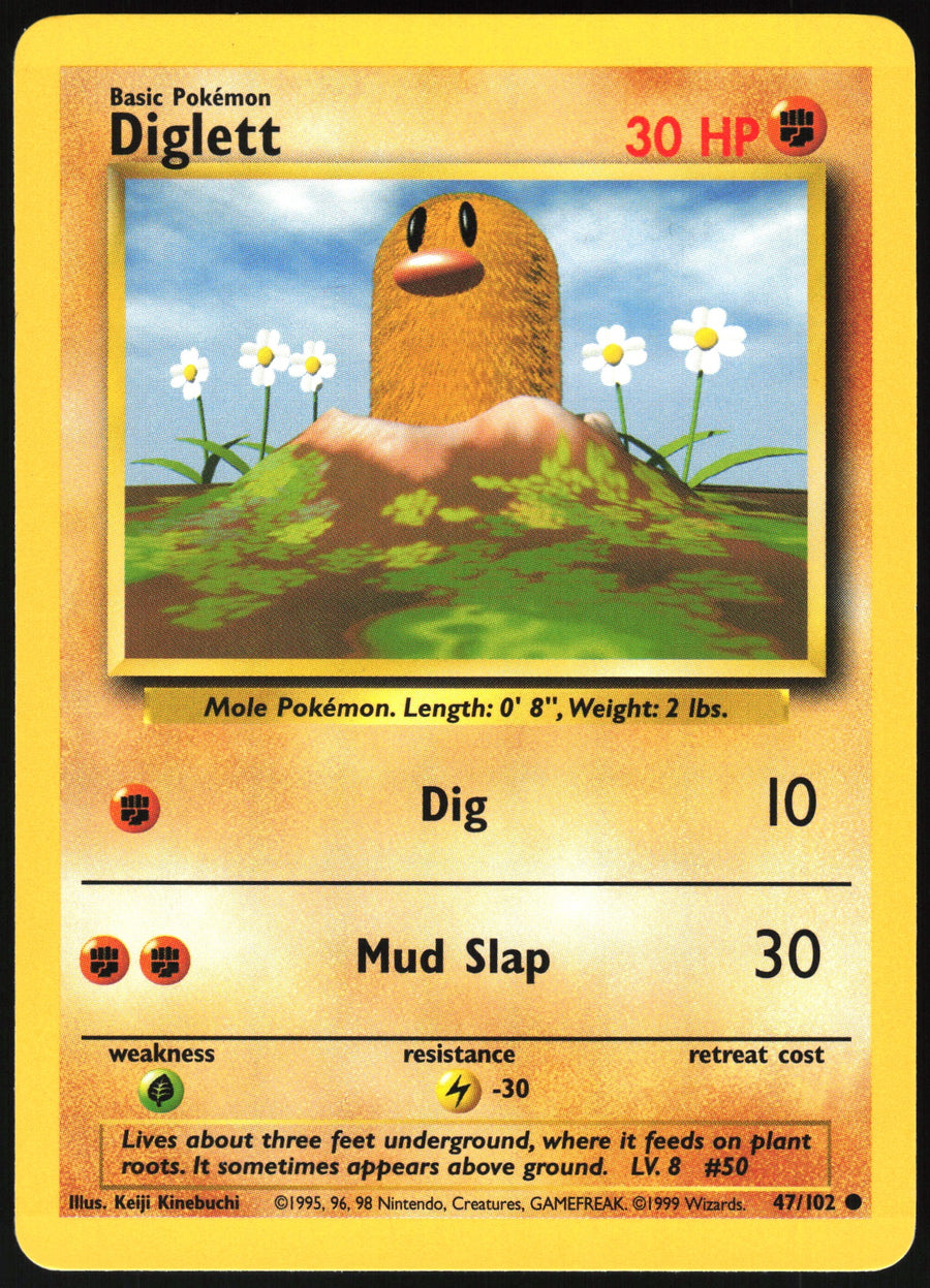 Diglett #47/102 Non-Foil