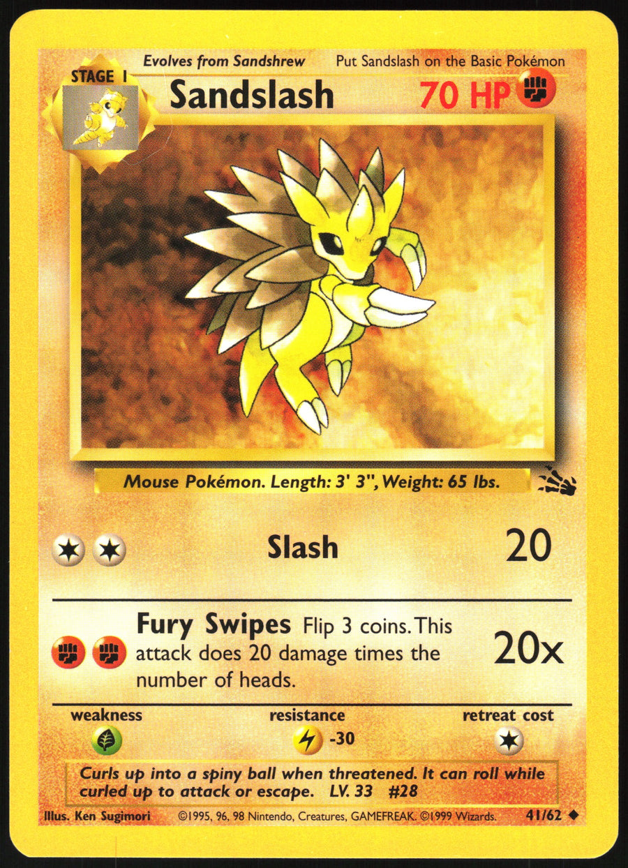 Sandslash #41/62 Non-Foil