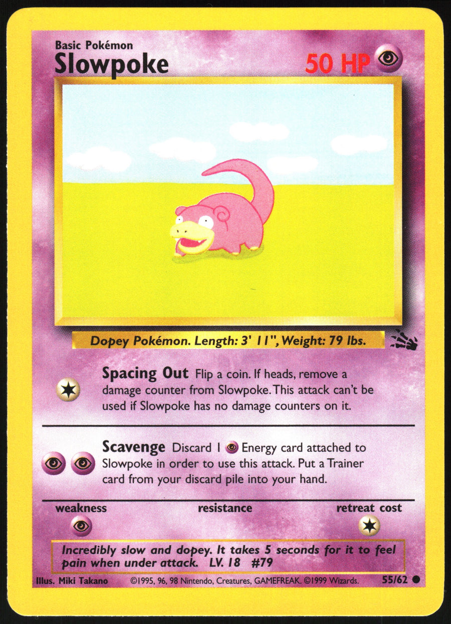 Slowpoke #55/62 Non-Foil