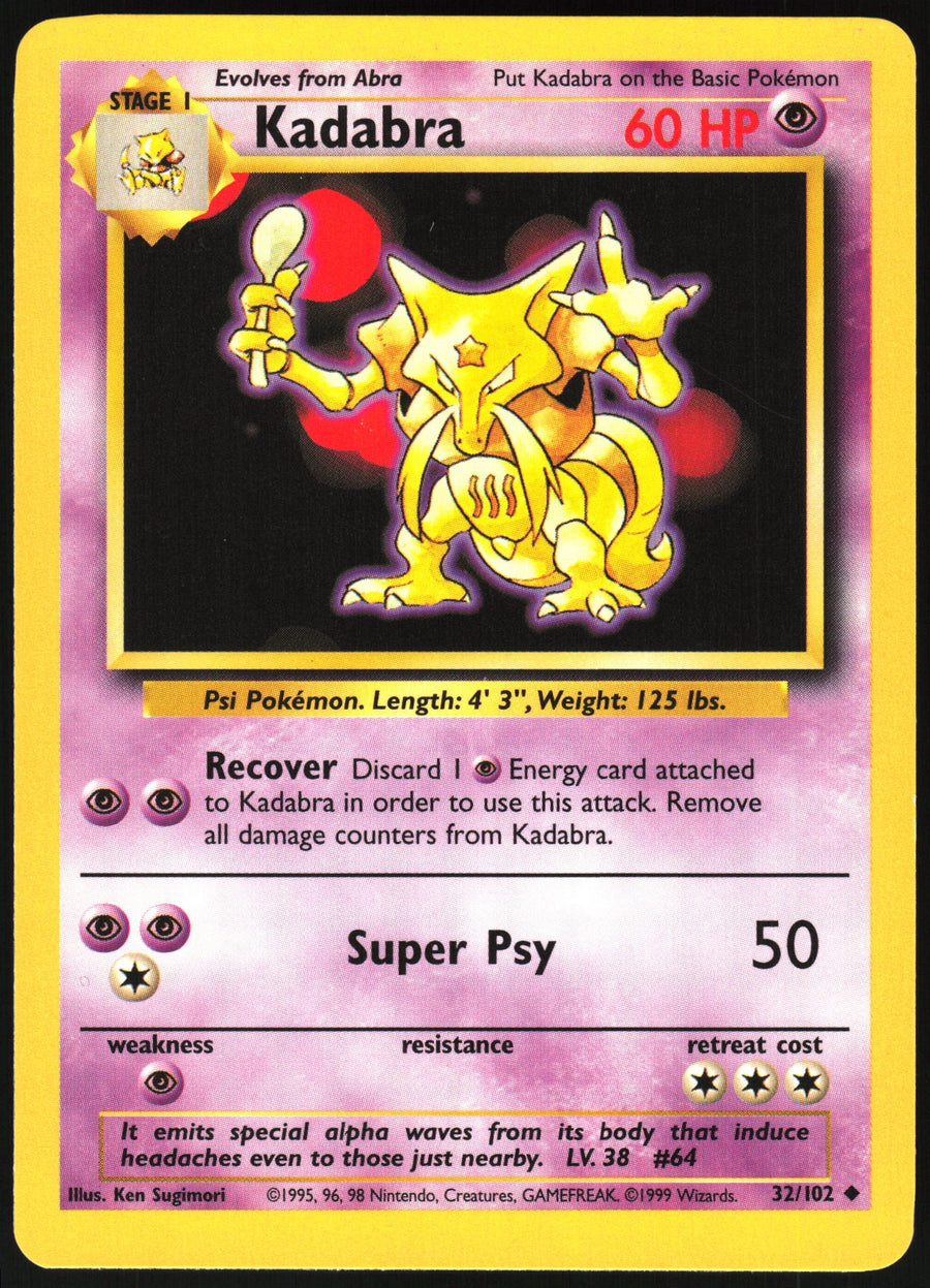 Kadabra #32/102 Non-Foil