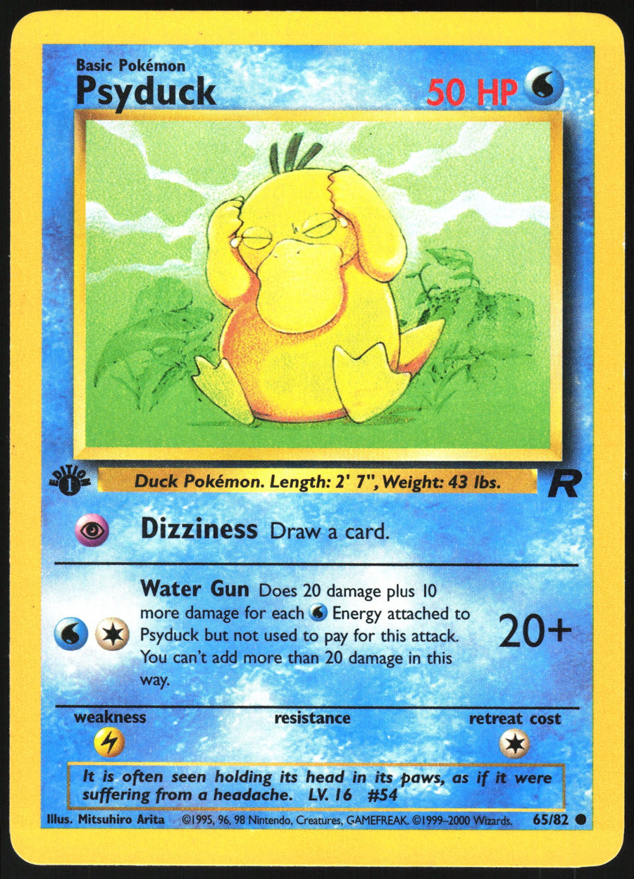 Psyduck #65/82 1st Edition Normal