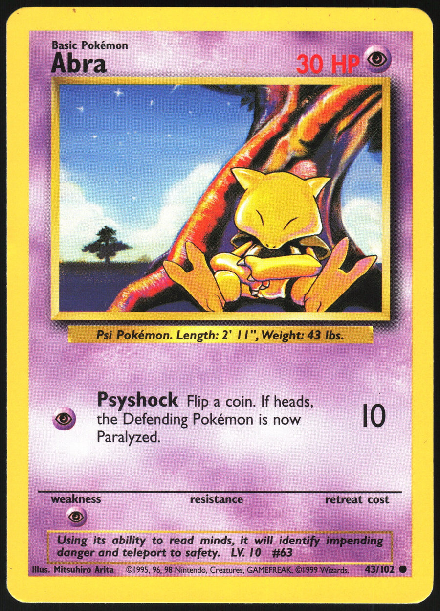 Abra #43/102 Non-Foil