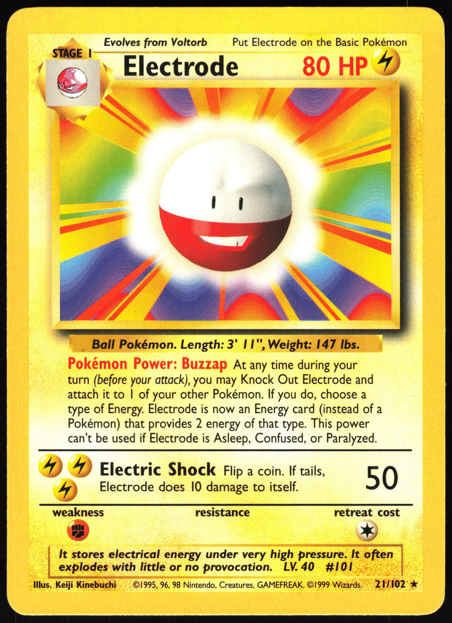 Electrode #21/102 Non-Foil