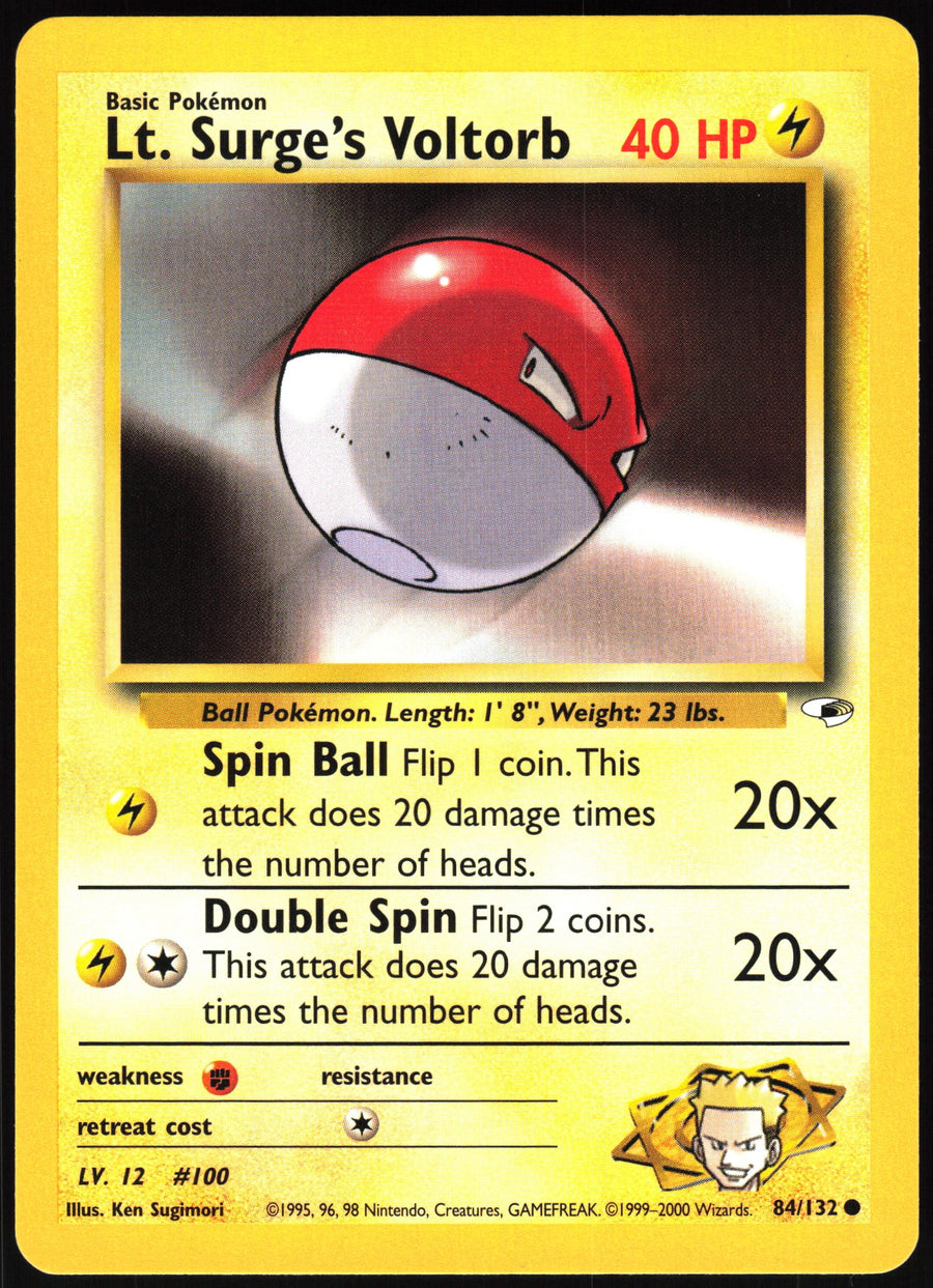 Lt. Surge's Voltorb #84/132 Non-Foil