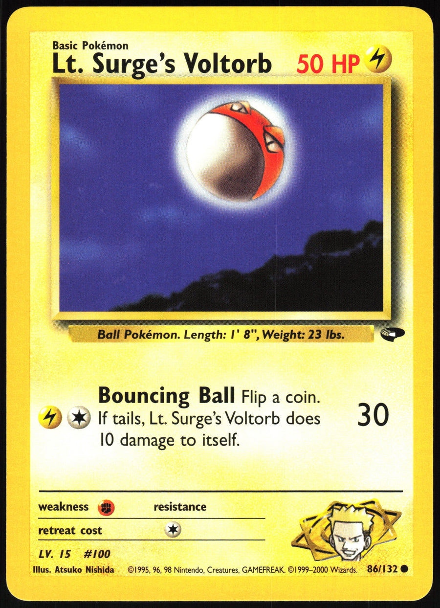 Lt. Surge's Voltorb #86/132 Non-Foil