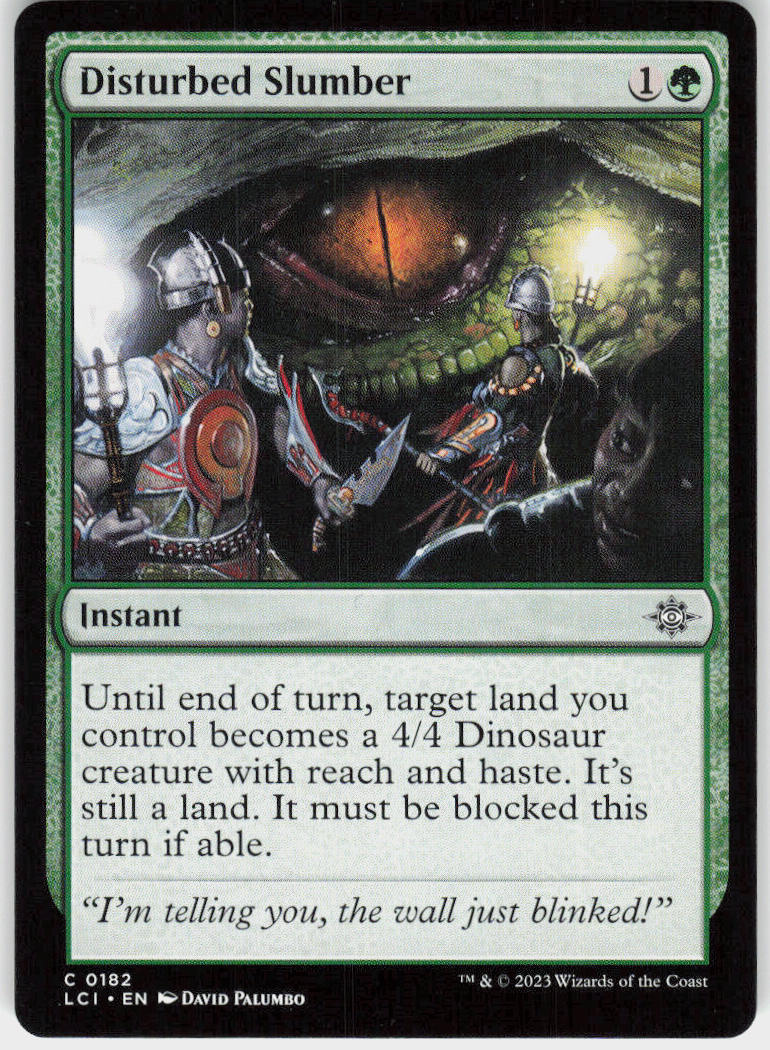 Disturbed Slumber - The Lost Caverns of Ixalan #182 - Near Mint - Normal