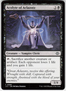 Acolyte of Aclazotz - The Lost Caverns of Ixalan #89 - Near Mint - Normal