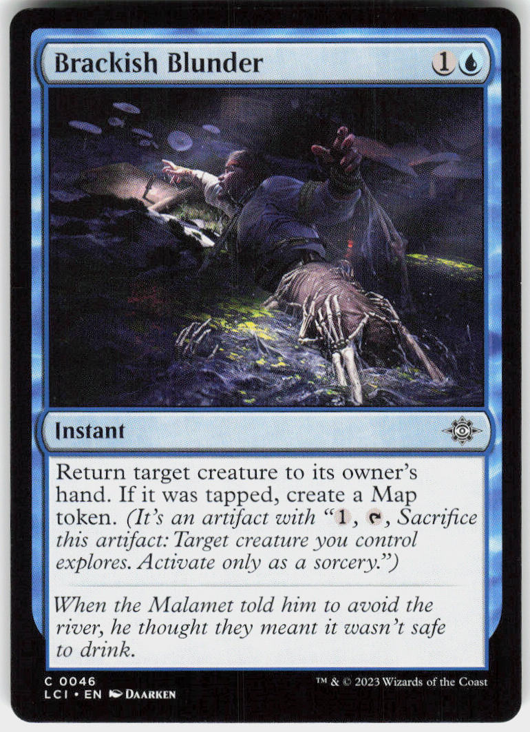 Brackish Blunder - The Lost Caverns of Ixalan #46 - Near Mint - Normal