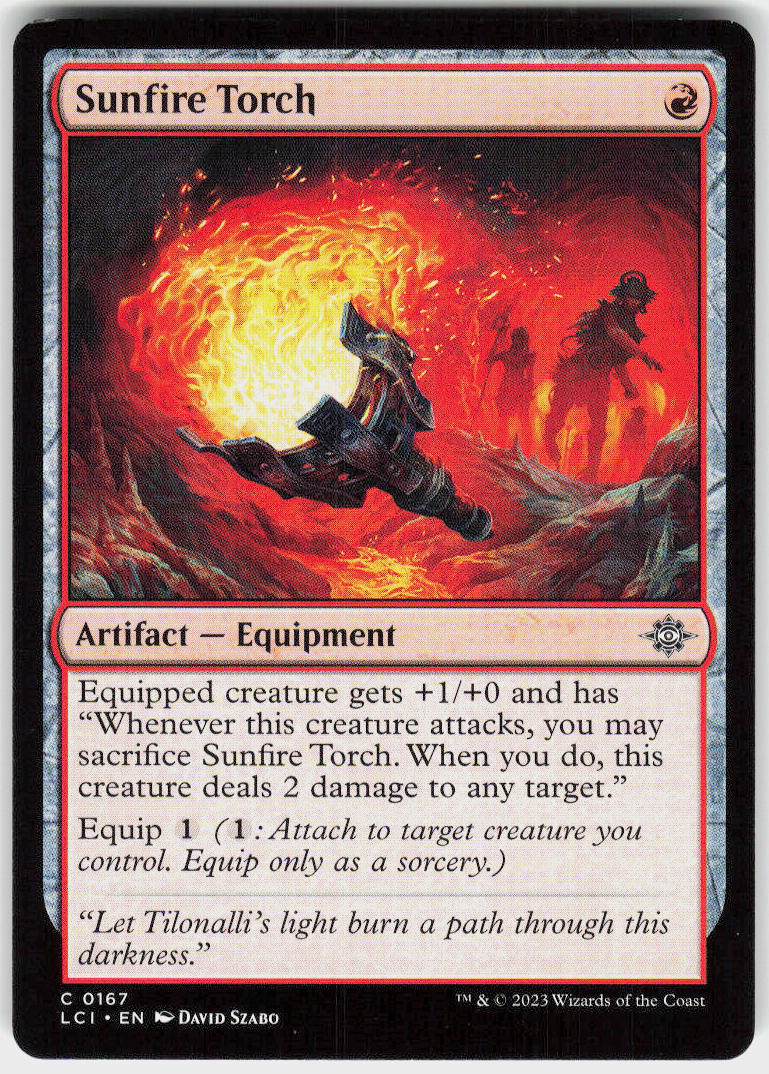 Sunfire Torch - The Lost Caverns of Ixalan #167 - Near Mint - Normal
