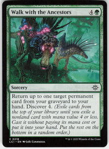 Walk with the Ancestors - The Lost Caverns of Ixalan #218 - Near Mint - Normal