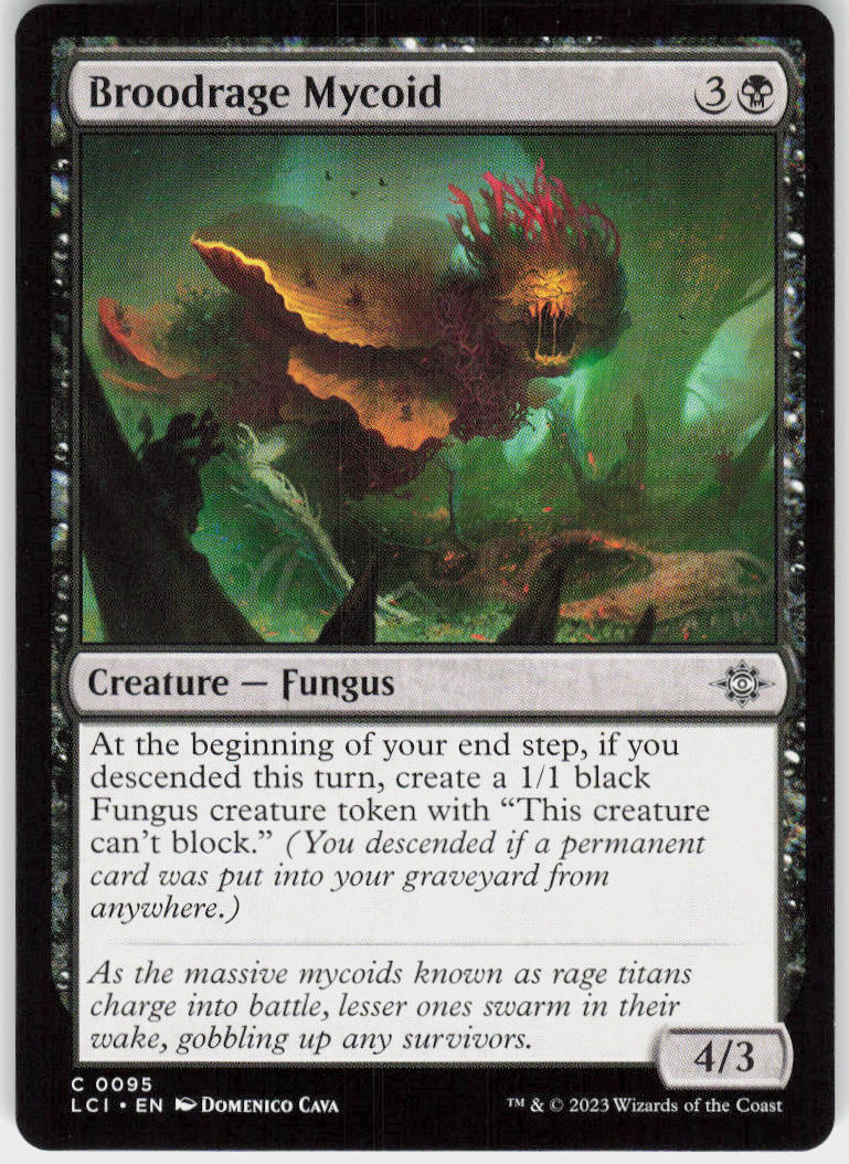 Broodrage Mycoid - The Lost Caverns of Ixalan #95 - Near Mint - Normal
