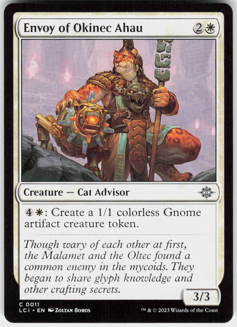 Envoy of Okinec Ahau - The Lost Caverns of Ixalan #11 - Near Mint - Normal