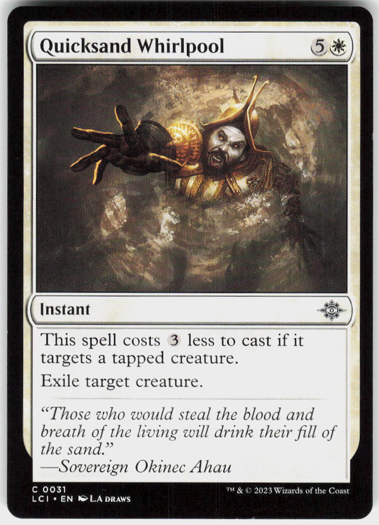 Quicksand Whirlpool - The Lost Caverns of Ixalan #31 - Near Mint - Normal