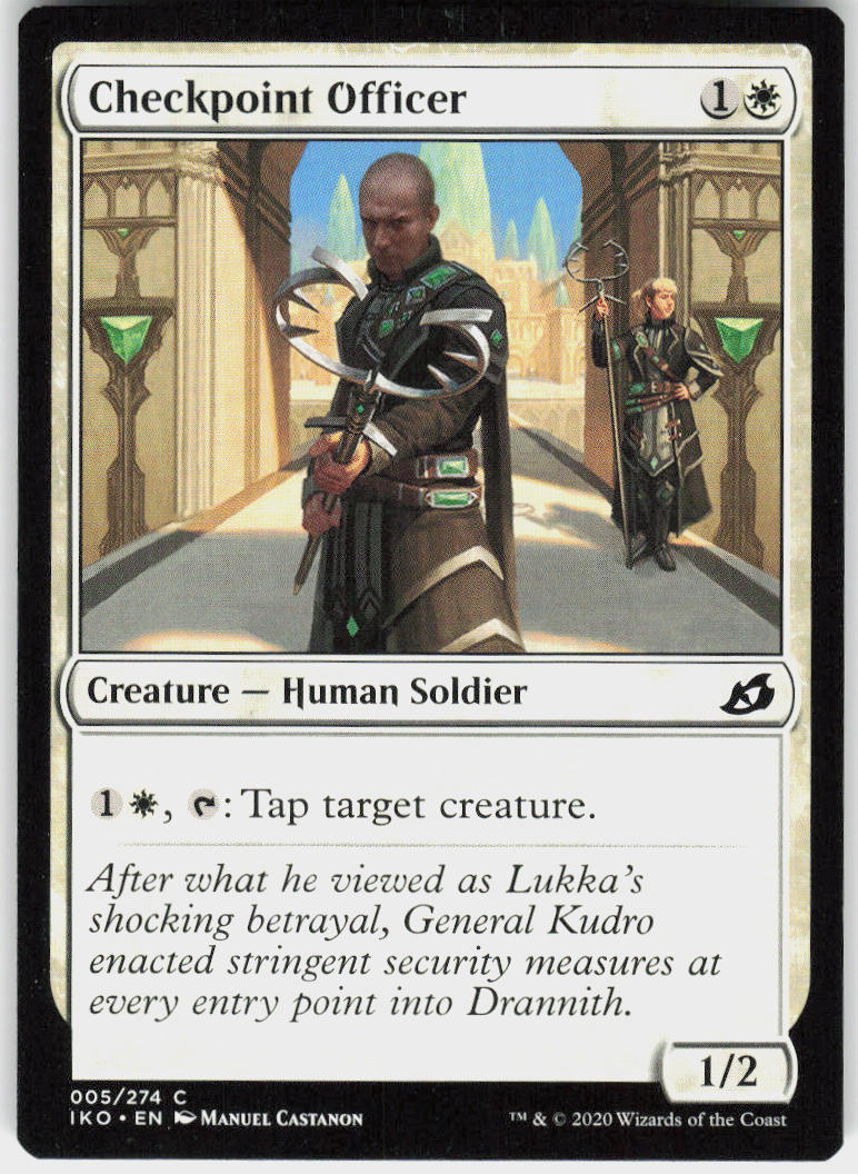 Checkpoint Officer - Ikoria: Lair of Behemoths #5 - Near Mint - Normal