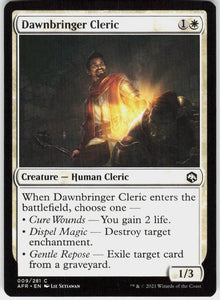 Dawnbringer Cleric - Adventures in the Forgotten Realms #9 - Near Mint - Normal