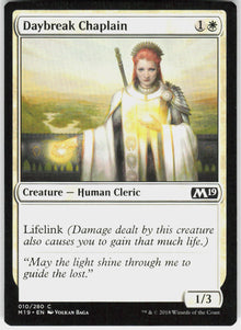 Daybreak Chaplain - Core Set 2019 #10 - Near Mint - Normal