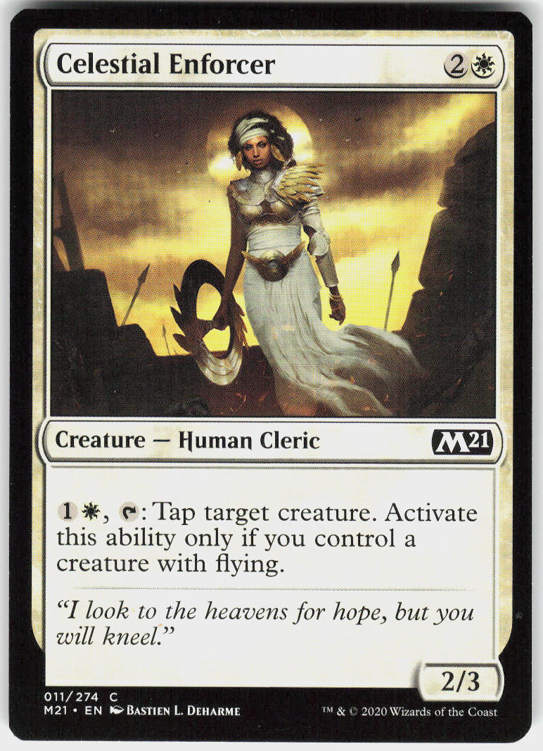 Celestial Enforcer - Core Set 2021 #11 - Near Mint - Normal