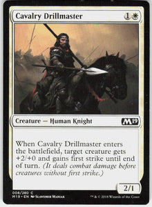 Cavalry Drillmaster - Core Set 2019 #8 - Near Mint - Normal