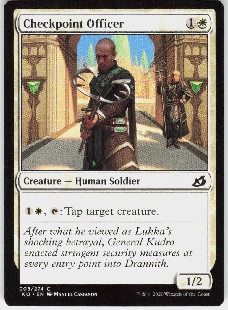 Checkpoint Officer - Ikoria: Lair of Behemoths #5 - Near Mint - Normal