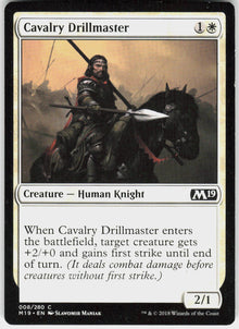 Cavalry Drillmaster - Core Set 2019 #8 - Near Mint - Normal