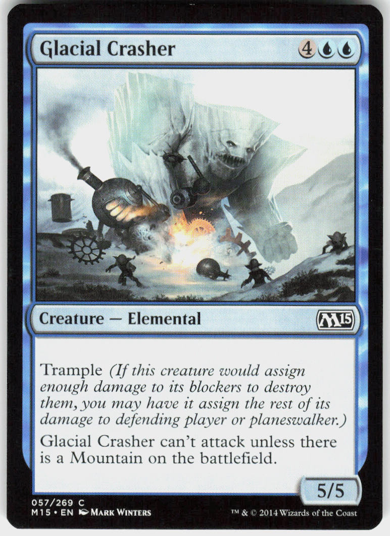 Glacial Crasher - Magic 2015 #57 - Near Mint - Normal