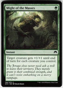 Might of the Masses - Magic Origins #188 - Near Mint - Normal