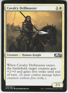 Cavalry Drillmaster - Core Set 2019 #8 - Near Mint - Normal