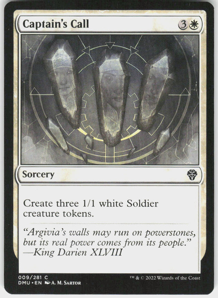 Captain's Call - Dominaria United #9 - Near Mint - Normal