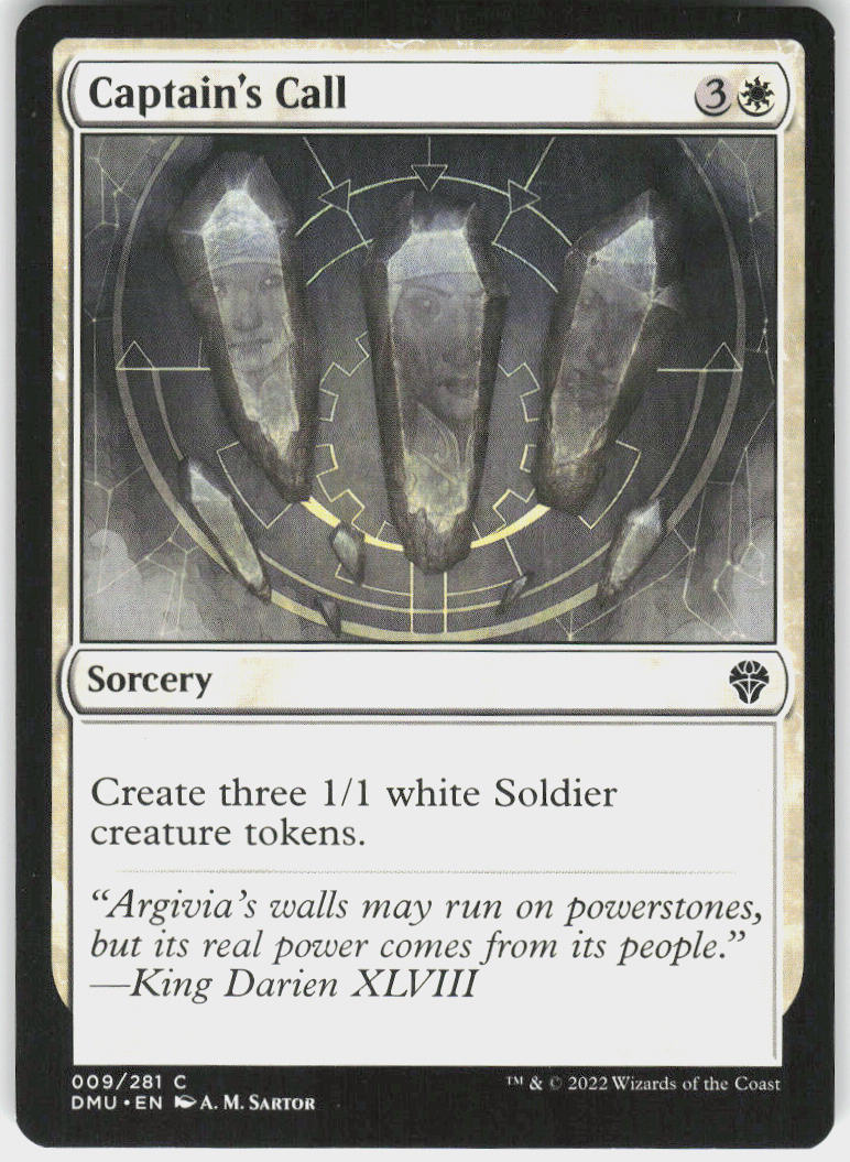 Captain's Call - Dominaria United #9 - Near Mint - Normal