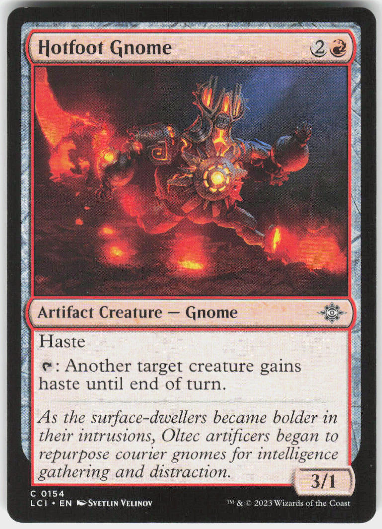 Hotfoot Gnome - The Lost Caverns of Ixalan #154 - Near Mint - Normal
