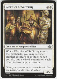Glorifier of Suffering - The Lost Caverns of Ixalan #15 - Near Mint - Normal