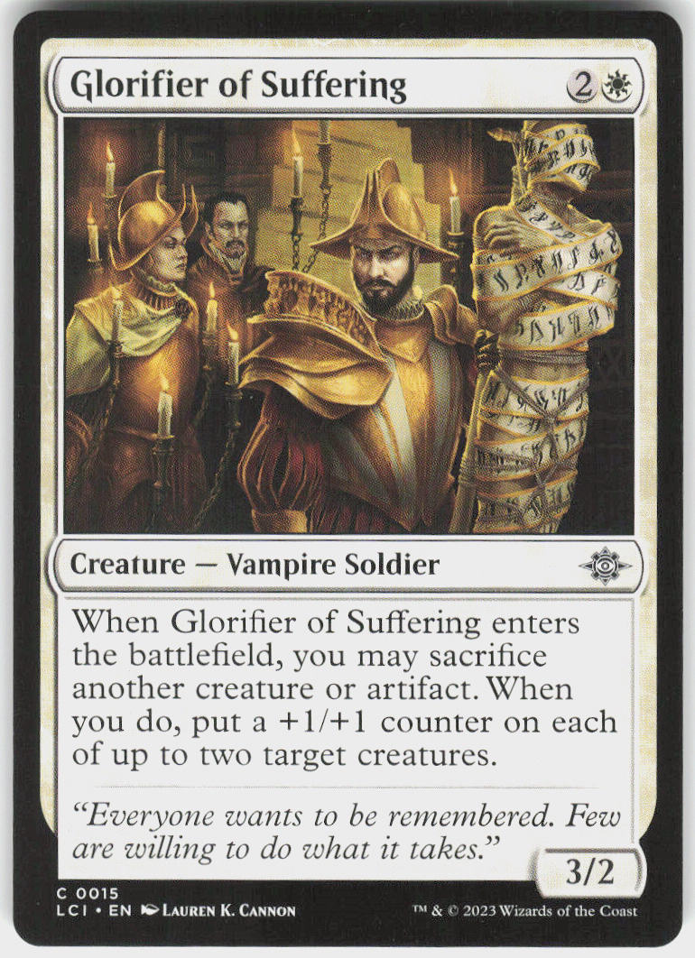 Glorifier of Suffering - The Lost Caverns of Ixalan #15 - Near Mint - Normal