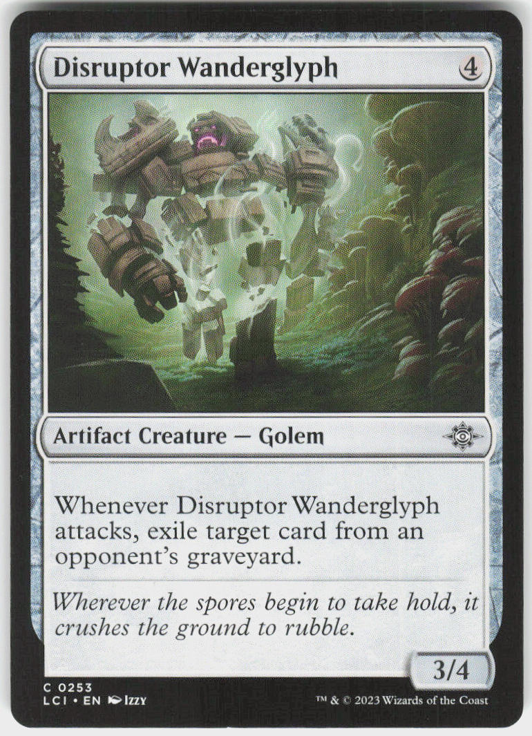 Disruptor Wanderglyph - The Lost Caverns of Ixalan #253 - Near Mint - Normal