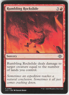 Rumbling Rockslide - The Lost Caverns of Ixalan #163 - Near Mint - Normal