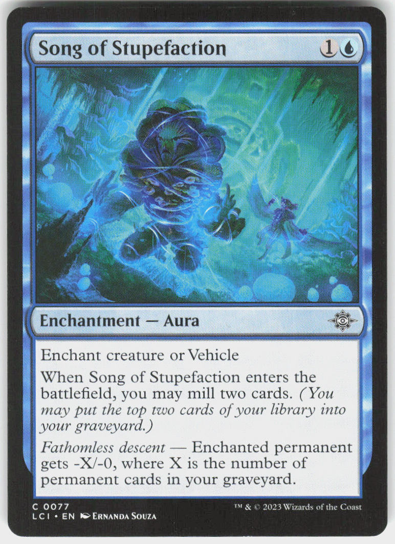 Song of Stupefaction - The Lost Caverns of Ixalan #77 - Near Mint - Normal