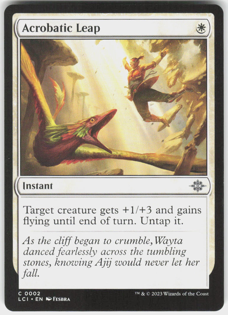Acrobatic Leap - The Lost Caverns of Ixalan #2 - Near Mint - Normal