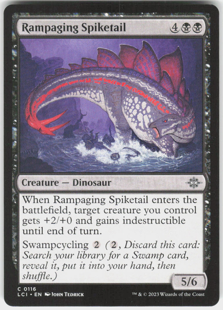 Rampaging Spiketail - The Lost Caverns of Ixalan #116 - Near Mint - Normal
