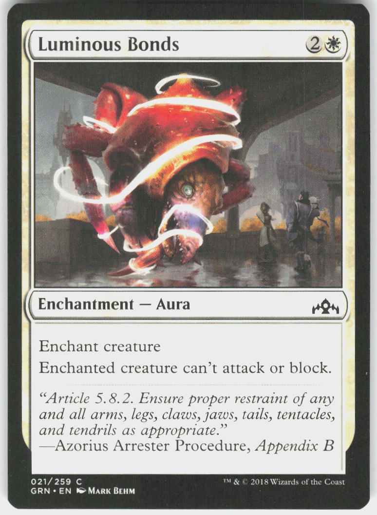Luminous Bonds - Guilds of Ravnica #21 - Near Mint - Normal