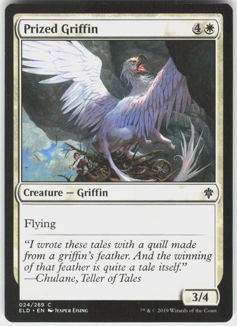Prized Griffin - Throne of Eldraine #24 - Near Mint - Normal