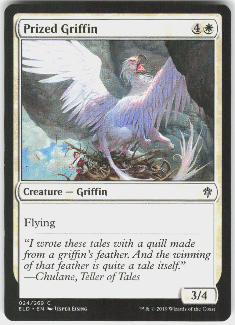 Prized Griffin - Throne of Eldraine #24 - Near Mint - Normal