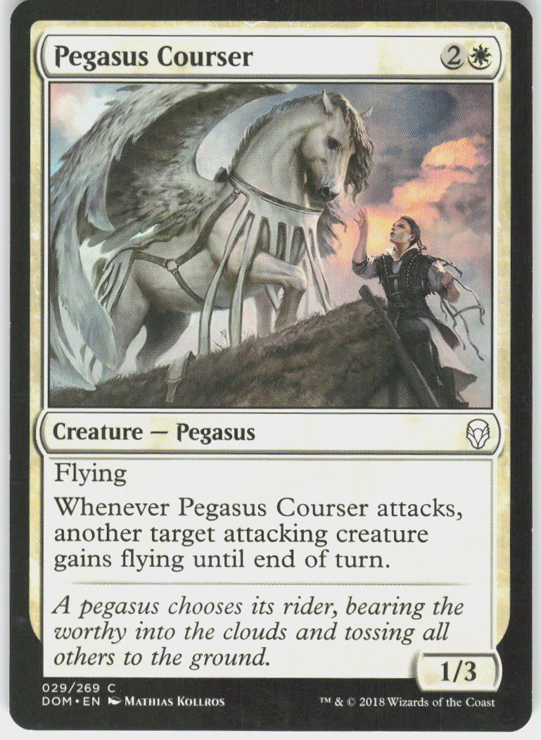 Pegasus Courser - Dominaria #29 - Near Mint - Normal