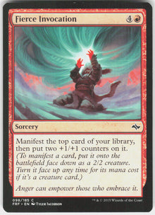 Fierce Invocation - Fate Reforged #98 - Lightly Played - Normal